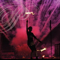 LECTOURE - "NUITS de FEU" - spectacle de la compagnie AKOUMA : jonglage avec des torches