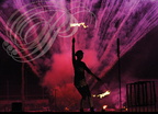 LECTOURE - "NUITS de FEU" - spectacle de la compagnie AKOUMA : jonglage avec des torches