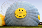 LECTOURE - Rassemblement de montgolfières - le gonflage