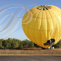 LAUZERTE - Montgolfière de QUERCY PLURIEL : décolage du ballon