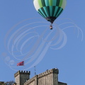 ROCAMADOUR - les Montgolfiades : montgolfière au-dessus du château