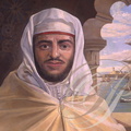 RABAT - Mausolée Mohammed V : portrait 12, par V. Zveg, du sultan Mohammed Ben Abdallah (Mohammed III)  (règne : 1757-1790) Dynastie Alaouite