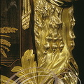 BUREAU À CYLINDRE de Louis XV - détail d'un pied en bronze