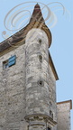 CONDOM   - Domaine de GENSAC : le château (détail d'une tourelle d'angle)