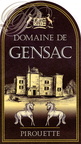 CONDOM - Domaine de GENSAC : étiquette "Pirouette" (Sauvignon gris, Sémillon, Petit Manseng, Petit Courbu - vinifié en barrique - 13,5°)