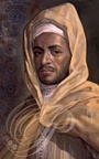 RABAT - Mausolée Mohammed V : portrait 11, par V. Zveg, du sultan Moulay Zine el Abidine (règne année1741) Dynastie Alaouite