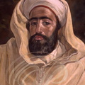 RABAT - Mausolée Mohammed V : portrait 17, par V. Zveg, du sultan Hassan 1er (règne : 1873-1894)  Dynastie Alaouite