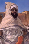 RABAT - Mausolée Mohammed V : portrait 15, par V. Zveg, du sultan Moulay Abderrahmane (règne : 1822-1859) Dynastie Alaouite