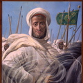 RABAT - Mausolée Mohammed V : portrait  1, par V. Zveg, du prince Moulay Cherif (règne : 1631-1632) fondateur de la Dynastie Alaouite
