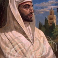 RABAT - Mausolée Mohammed V : portrait 10, par V. Zveg, du sultan Moulay Mostadi (règne : 1738-1741) Dynastie Alaouite