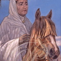 RABAT - Mausolée Mohammed V : portrait 21, par V. Zveg, du sultan Mohammed V (règne : 1927-1961) Dynastie Alaouite