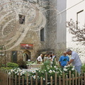 LECTOURE - jardin médiéval au pied de la tour d'Albinhac
