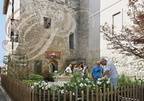 LECTOURE - jardin médiéval au pied de la tour d'Albinhac