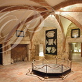 LECTOURE - Mairie (ancien palais épiscopal du XVIIe siècle) : au sous-sol le Musée archéologique Marie Larrieu-Duler : salle des mosaïques