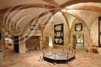 LECTOURE - Mairie (ancien palais épiscopal du XVIIe siècle) : au sous-sol le Musée archéologique Marie Larrieu-Duler : salle des mosaïques