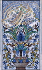 NABEUL - panneau décoratif en carreaux de céramique