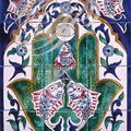 NABEUL - panneau décoratif en carreaux de céramique
