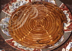 CUISINE MAROCAINE - pâtisserie : serpentin aux amandes ("Lem'hencha")