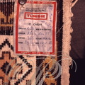 KAIROUAN (Tunisie) - Souk aux tapis : certificat de garantie d'un tapis points noués