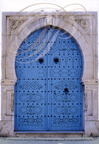 TUNIS - porte de l'entrée des souks