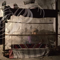 DOUIRET (Tunisie) - Tissage d'un tapis MERGOUM