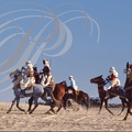 DOUZ (Tunisie) - Festival du Sahara (cavaliers de fantasia)