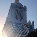 MOSQUÉE HASSAN II - 3 - le minaret et le jamour au coucher du soleil
