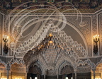 RABAT - Palais royal de DAR-ES-SALAM : décors de gebs (mouqarnas) 