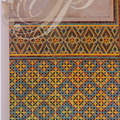 MOSQUÉE HASSAN II - 5 - la madrasa (ou medersa) : zelliges décorant un mur