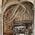 ROCAMADOUR - le sanctuaire : Basilique Saint -Sauveur - Orgues réalisées en 1212 par Jean Daldosso, facteur d'orgues de Gimont (32) 