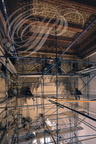 MOSQUÉE HASSAN II - 0 - le chantier en 1992 : réalisation des décors sous le plafond
