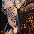 FANTASIA (Maroc) - vêtement du cavalier : botte en cuir brodé 