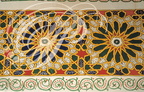 GOULIMINE (GUELMIN) - décor d'entrelacs peint sur un mur