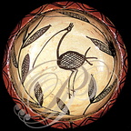 SEJNANE (Kroumirie) - poterie en terre crue : l'ibis