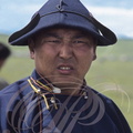 CHINE (MONGOLIE INTÉRIEURE) - ouest du Grand Khingan : nomade de la steppe, gardien de chevaux (portrait) 