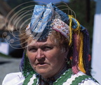 HOLLÓKÖ  (Hongrie) -  femme en costume traditionnel de fête
