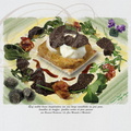 TOILE GOURMANDE : Œuf mollet, foie gras, truffes et porc gascon (Le Clos Monteils à Monteils - 82)