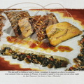 TOILES GOURMANDES :Terrine de FOIE GRAS grillé au barbecue et croquants aux olives et parmesan (Les Saveurs d'Ingres à Montauban - 82)