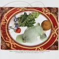 Escargots sur une purée de racine de persil, sabayon persil et wasabi (Le Rive Droite à Villecomtal-sur-Arros   - 32)