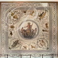 TUNIS - musée du BARDO : salle de Dougga (le triomphe de Neptune et les quatre saisons - fin IIe siècle)