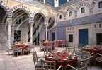 TUNIS - restaurant Dar Hamouda Pacha (patio)