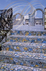 TUNIS - terrasse couverte de céramique (sol en opus incertum)
