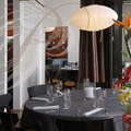 AGEN - restaurant "LA TABLE d'ARMANDIE" de Michel Dussau : salons privés du restaurant