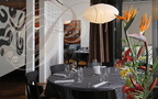 AGEN - restaurant "LA TABLE d'ARMANDIE" de Michel Dussau : salons privés du restaurant