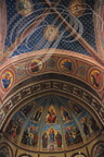 AGEN - cathédrale Saint-Caprais : peintures de la voûte