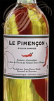 Le "PIMENÇON" : vin blanc aromatisé au piment doux d'Anglet (Pays Basque) - étiquette