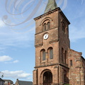 LAGLEYGEOLLE - église en grès rouge (clocher néo-roman inauguré en1889)