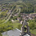 LES CABANNES  - le village vu depuis Cordes-sur-Ciel