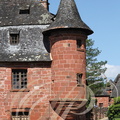 COLLONGES-LA-ROUGE - Castel de Vassinhac (tourelle d'angle en encorbellement)