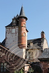 COLLONGES-LA-ROUGE - Castel de Maussac (début XVIe siècle) : tourelle en poivrière